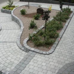 RBR Belægningssten^5 cm grå hjertingsten 2/3 sten 14x14x5 cm 51 stk/m²