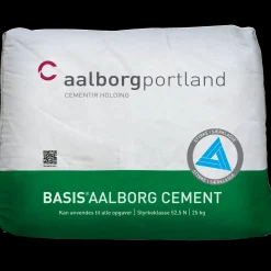 Best Aalborg Portland basis cement styrke 52,5 N - 25 kg.
