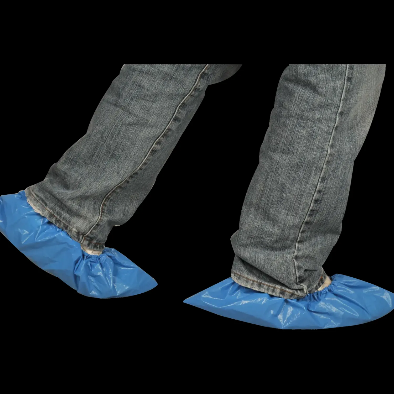 Outlet Abena overtrækssko blå 100 stk.