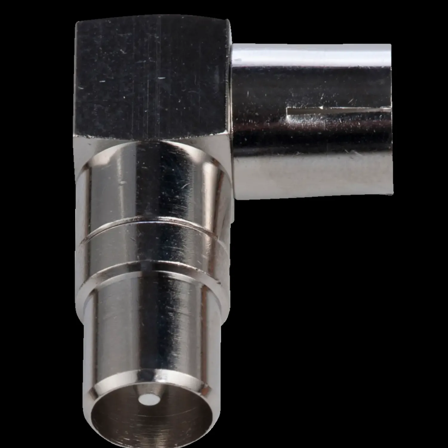 Outlet E-Line Adaptor vinkel han/hun-ice metal