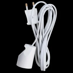 E-Line Tilbehør Til Elartikler^Adaptorkabel m/børnesikring 2 m hvid