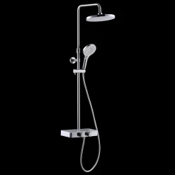 Adora Brusesæt^Consilio topbrusesæt med termostat krom/hvid