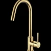 Adora Køkkenarmaturer^Imperia Flex armatur m/udtræk guld