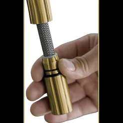 Adora Køkkenarmaturer^Imperia Flex armatur m/udtræk guld