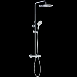 Brusesæt^Adora Infigo L-300 termostat brusesæt med håndbruser, 2-spray, krom