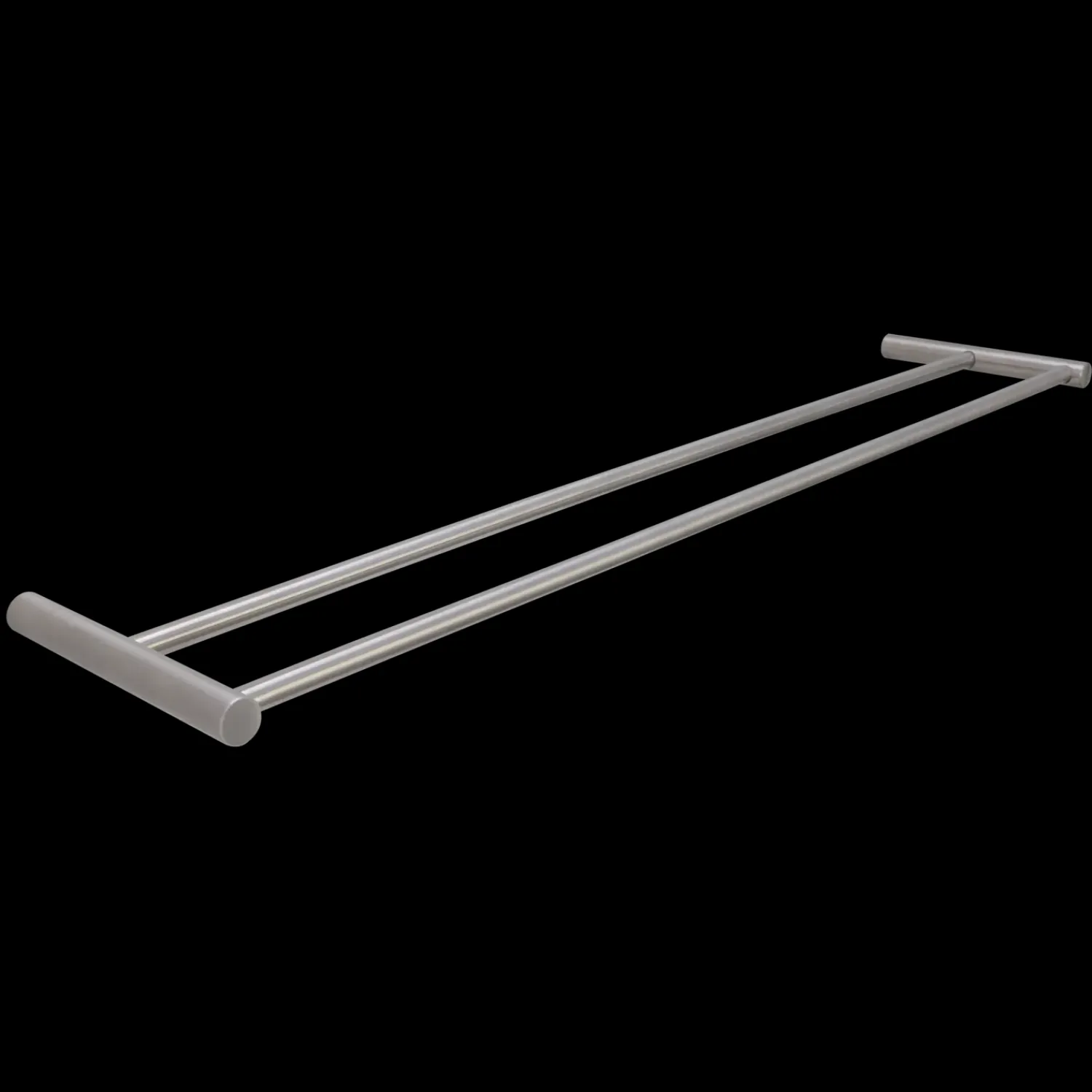 Adora Steel dobbelt håndklædestang, 60 cm