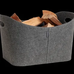 Online Aduro baseline brændekurv filt 41x53x33 cm grå