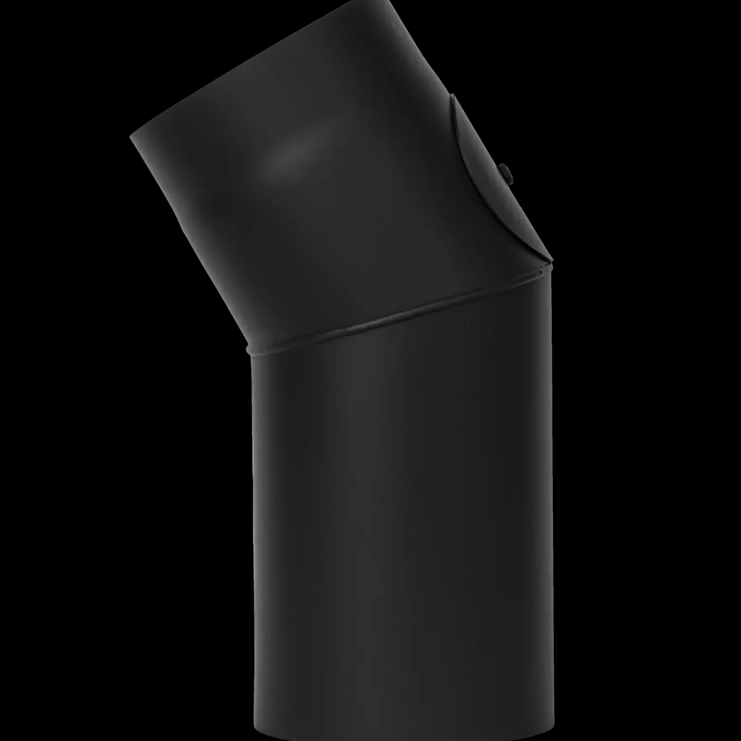 Online Aduro bøjning med renseluge sort 250x250 mm 90°