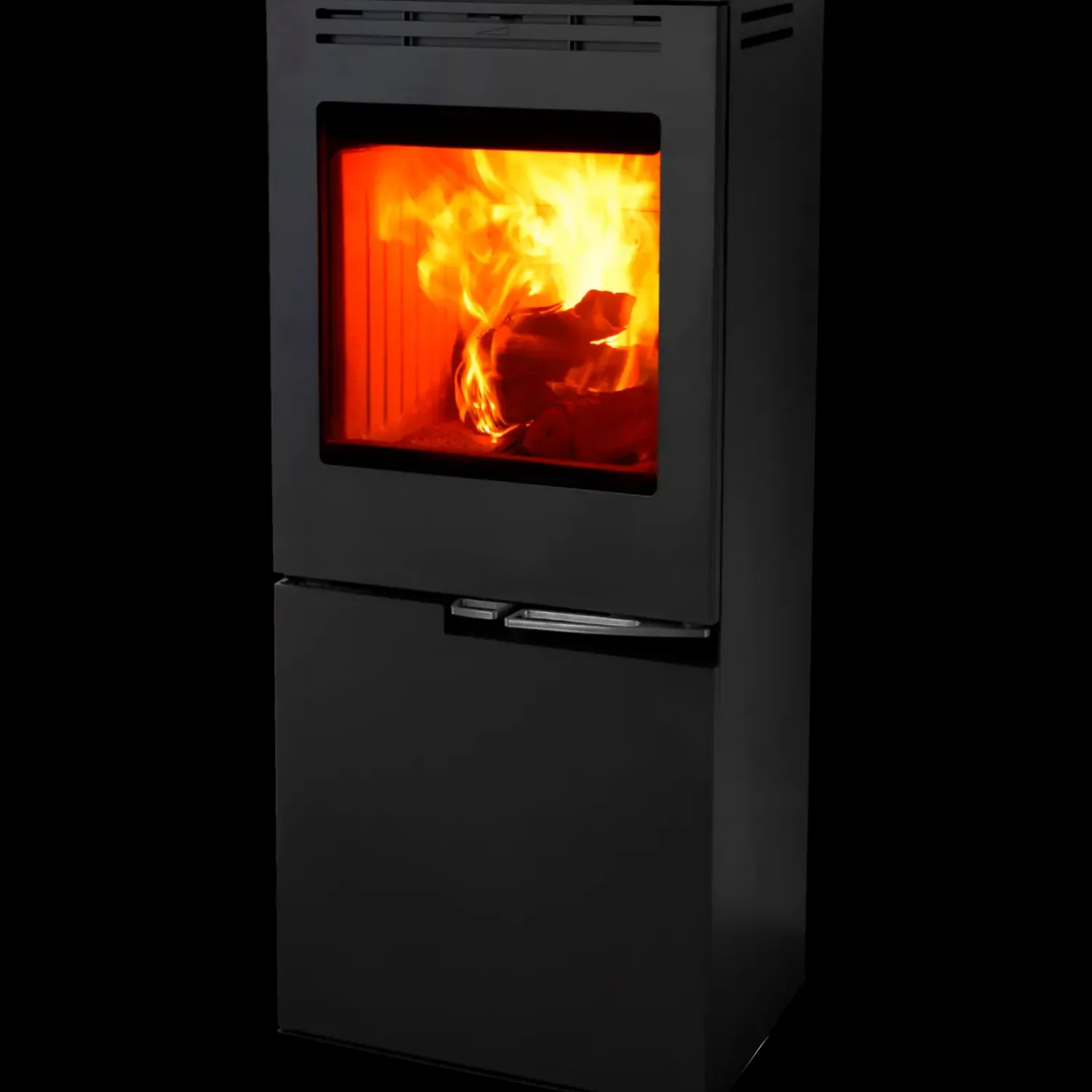 Aduro Brændeovne^H5 hybridovn sort