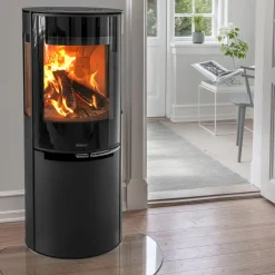 Aduro Brændeovne^H3 Lux hybridovn sort