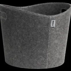 Aduro Brændeovnstilbehør^proline brændekurv rund grå filt 31x39 cm