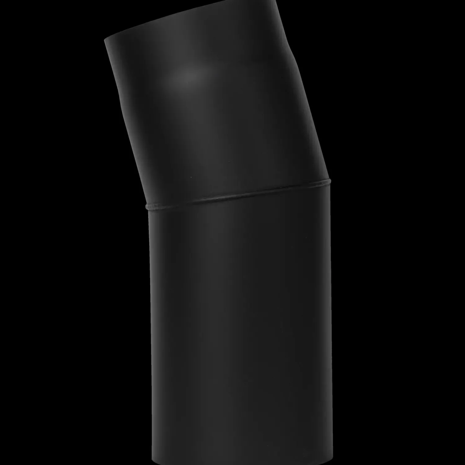 Skorstene Og Tilbehør^Aduro røgrør bøjning 235x165 mm sort 15°