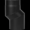 Clearance Aduro røgrør s-bøjning 40 mm forskydning sort