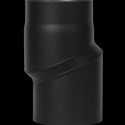 Outlet Aduro røgrør s-bøjning 20 mm forskydning sort