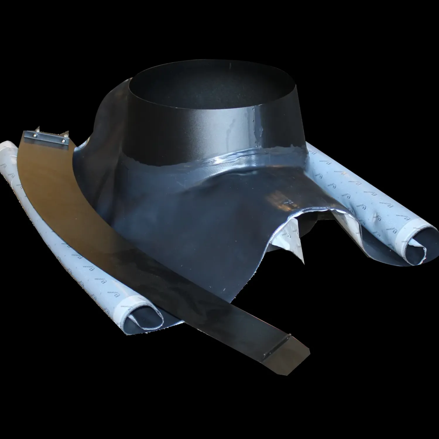 Skorstene Og Tilbehør^Aduro taginddækning eco flex rygning sort 30°