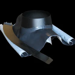 Skorstene Og Tilbehør^Aduro taginddækning eco flex rygning sort 30°