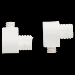 E-Line Tilbehør Til Elartikler^Aflastning m/udvendig gevind hvid