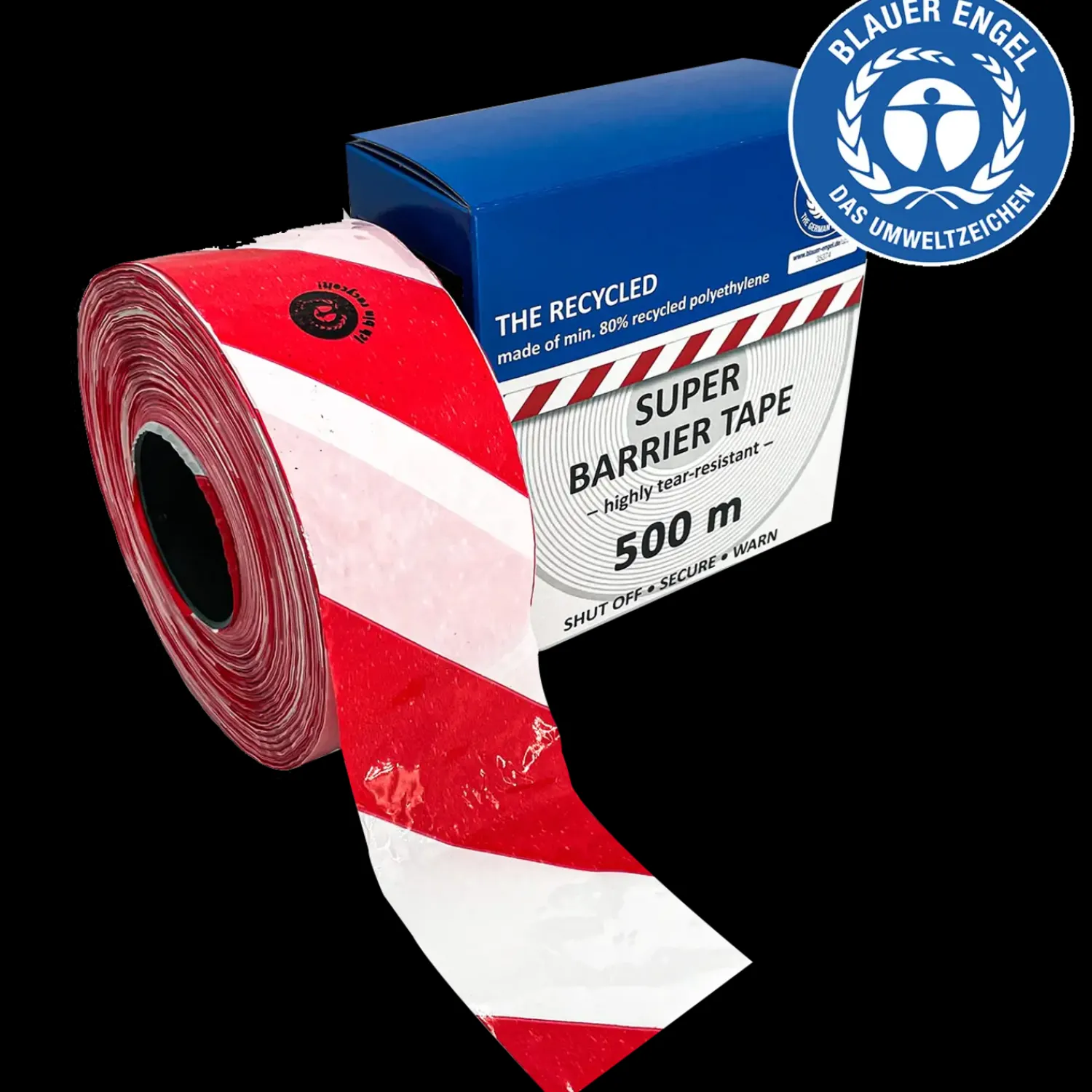 Online Sydvesta Afmærkningsbånd rød/hvid 500 m