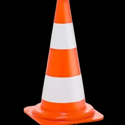 Sydvesta Afspærring Og Afmærkning^Afmærkningskegle orange/hvid 50 cm