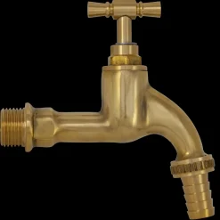 Vvs-Fittings Og Rør^Aftapventil m/t-greb inkl slangeforskuning 1/2" messing