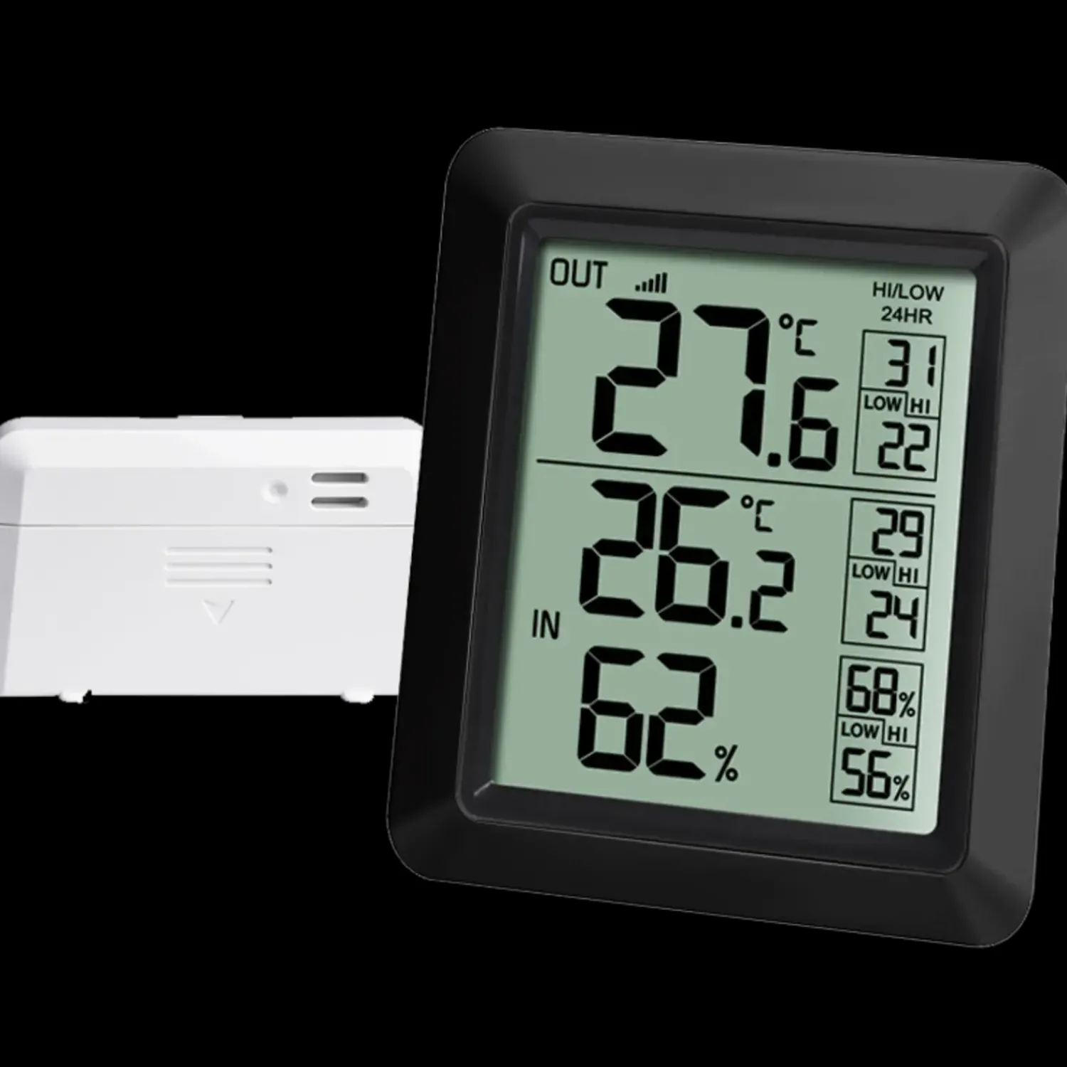 Agimex Vejrstationer Og Termometre^vejrstation, inde- og udetemperatur og fugtighed