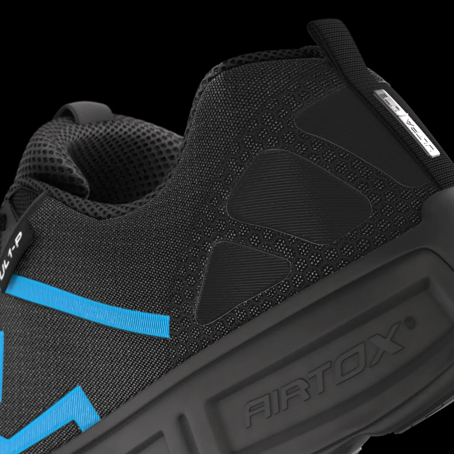 New Airtox Gram UL1P sikkerhedssko sort/blå str. 46