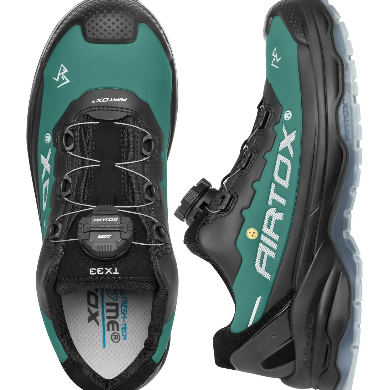 Airtox Sikkerhedssko^TransAm TX33 sikkerhedssko grøn str. 41