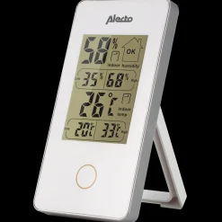 Alecto Vejrstationer Og Termometre^WS-75 indendørs termo-/hygrometer hvid
