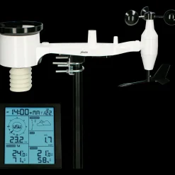 Outlet Alecto WS-5200 Professionel 6 i 1 WiFi vejrstsation med app og trådløs sensor sort