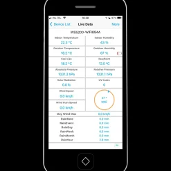 Outlet Alecto WS-5200 Professionel 6 i 1 WiFi vejrstsation med app og trådløs sensor sort