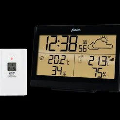 Online Alecto WS-2300 vejrstation med trådlås sensor sort