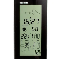 Outlet Alecto WS-1150 vejrstation med trådløs sensor sort/sølv