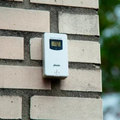 Alecto Vejrstationer Og Termometre^WS-150 vejrstation med trådløs sensor bambus