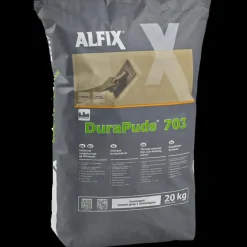 Dame Alfix Mørtel Og Puds^, DuraPuds 703 vandskuringspuds, 20 kg, hvid