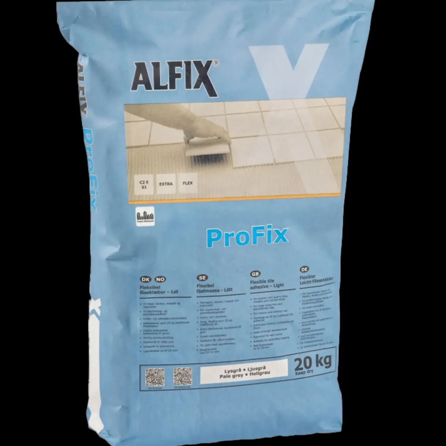 Discount Alfix ProFix lysegrå 20 kg