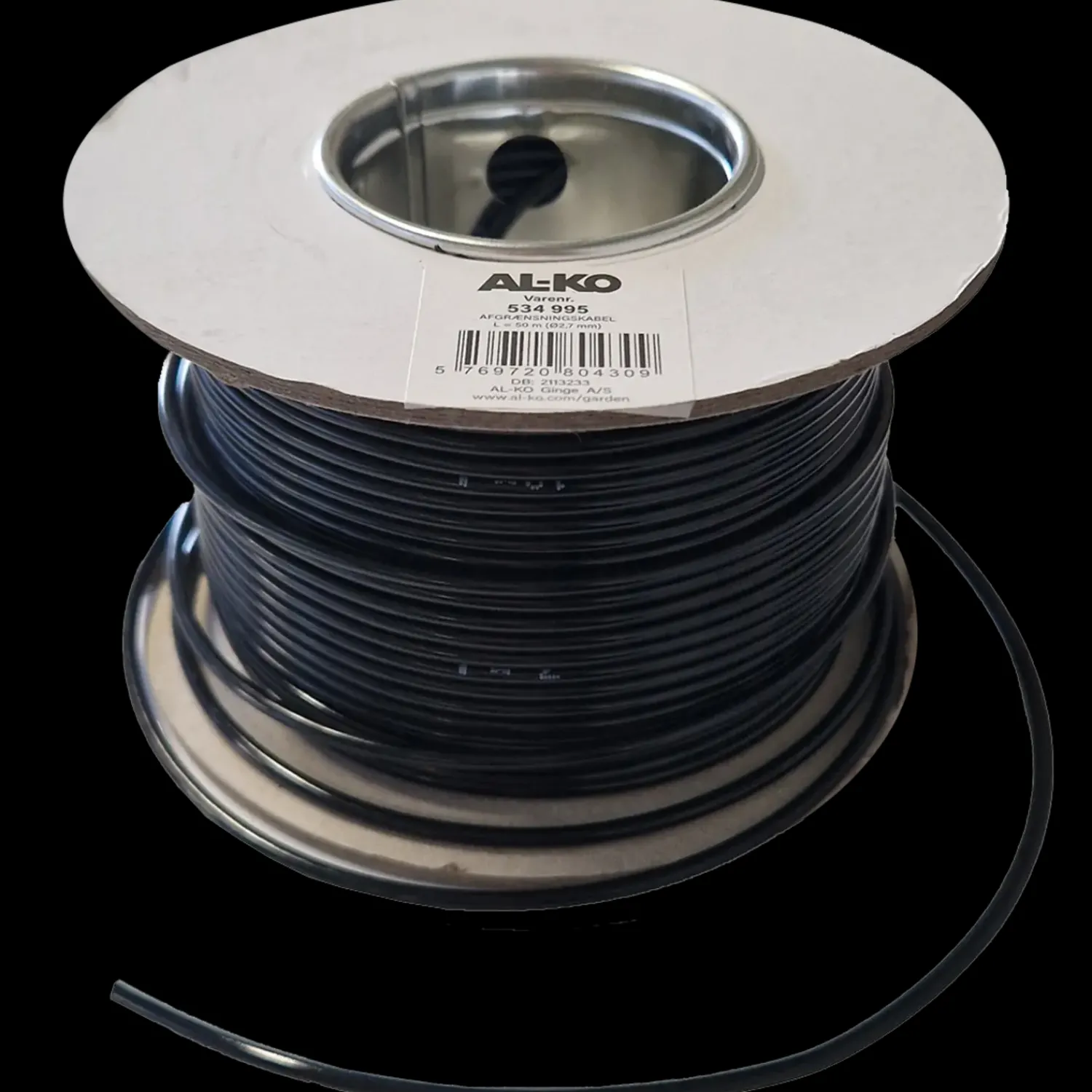 AL-KO Tilbehør Til Robotplæneklippere^afgrænsningskabel 50 m x Ø2,7 mm SORT