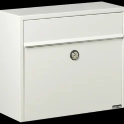 Outlet Allux LT150H postkasse med cylinderlås - hvid
