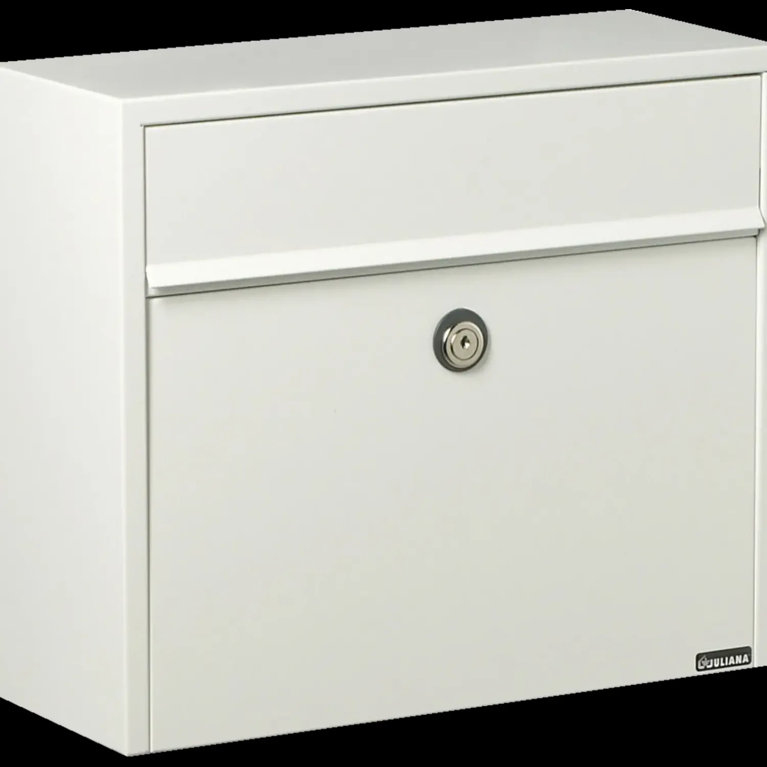 Outlet Allux LT150H postkasse med cylinderlås - hvid