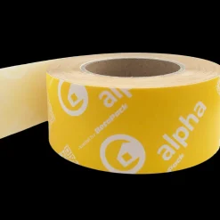 Online Alpha dampspærretape gul 50mm x 25m