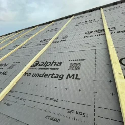 Sale Alpha undertag ML sort/grå 1,1 x 50 m