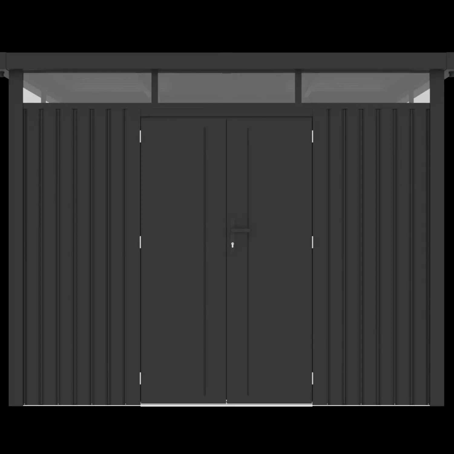 Redskabsskure I Stål^Anne Premium redskabsskur 6,76 m²