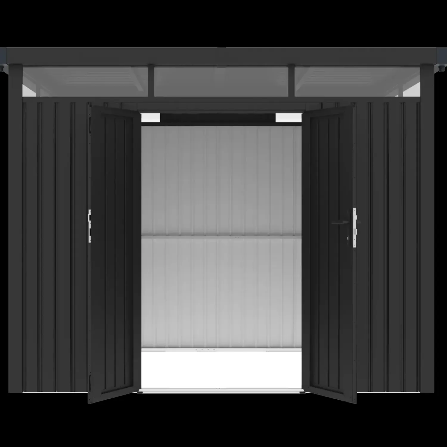 Redskabsskure I Stål^Anne Premium redskabsskur 6,76 m²