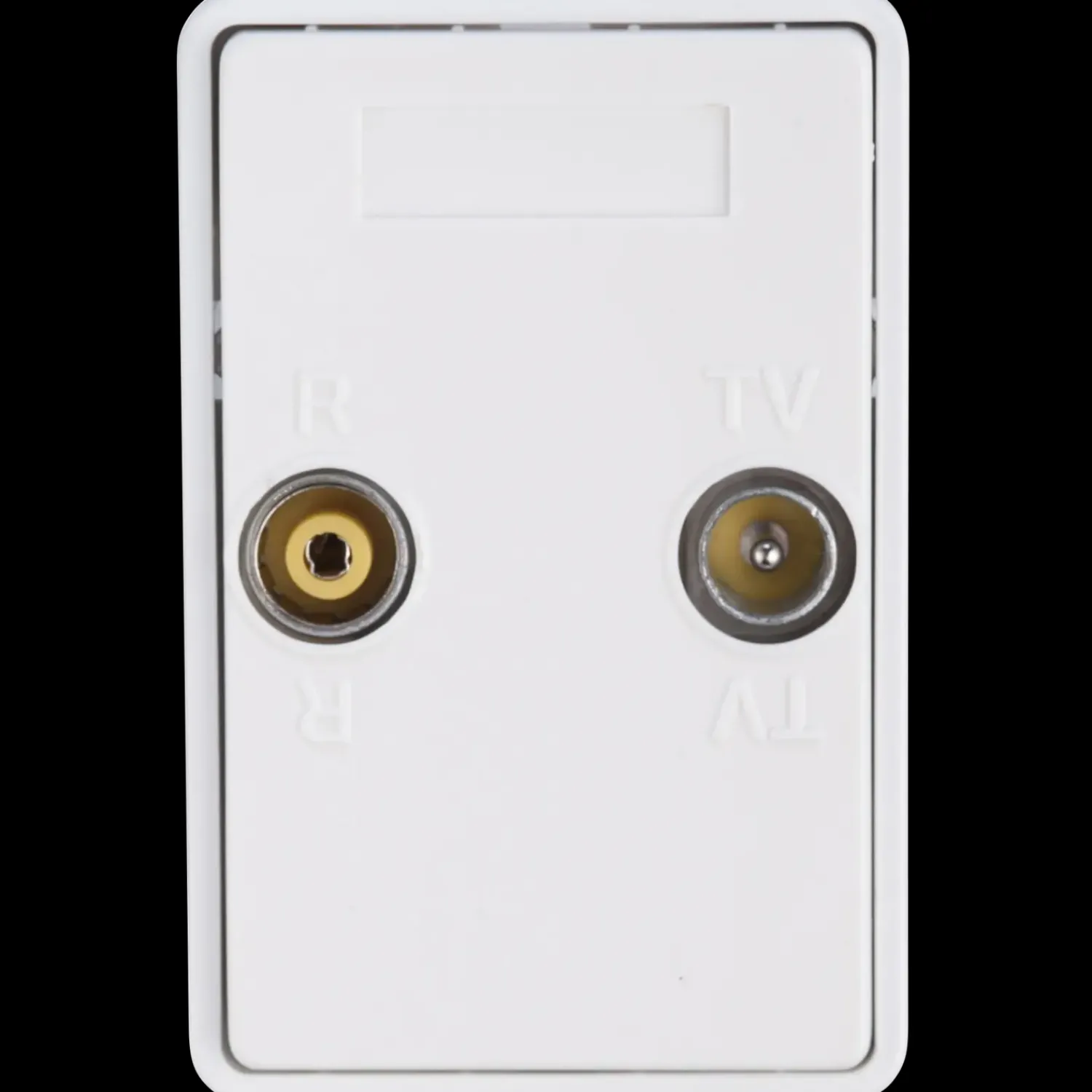 Stikkontakter Og Afbrydere^Antenne slutdåse TV/FM 1,5 modul hvid