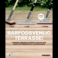 Anza Slibe- Og Polerværktøj^terrasseværktøj 2-i-1 230x80x170 mm