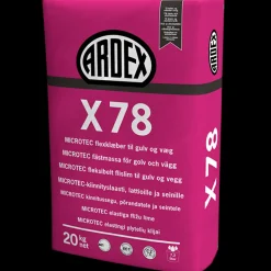 Outlet Ardex fliseklæber X 78, 20 kg grå