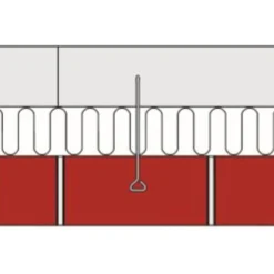 Dame Tilbehør Til Mur Og Fundament^Arminox murbinder m/øje Ø4x250 mm rustfrit stål