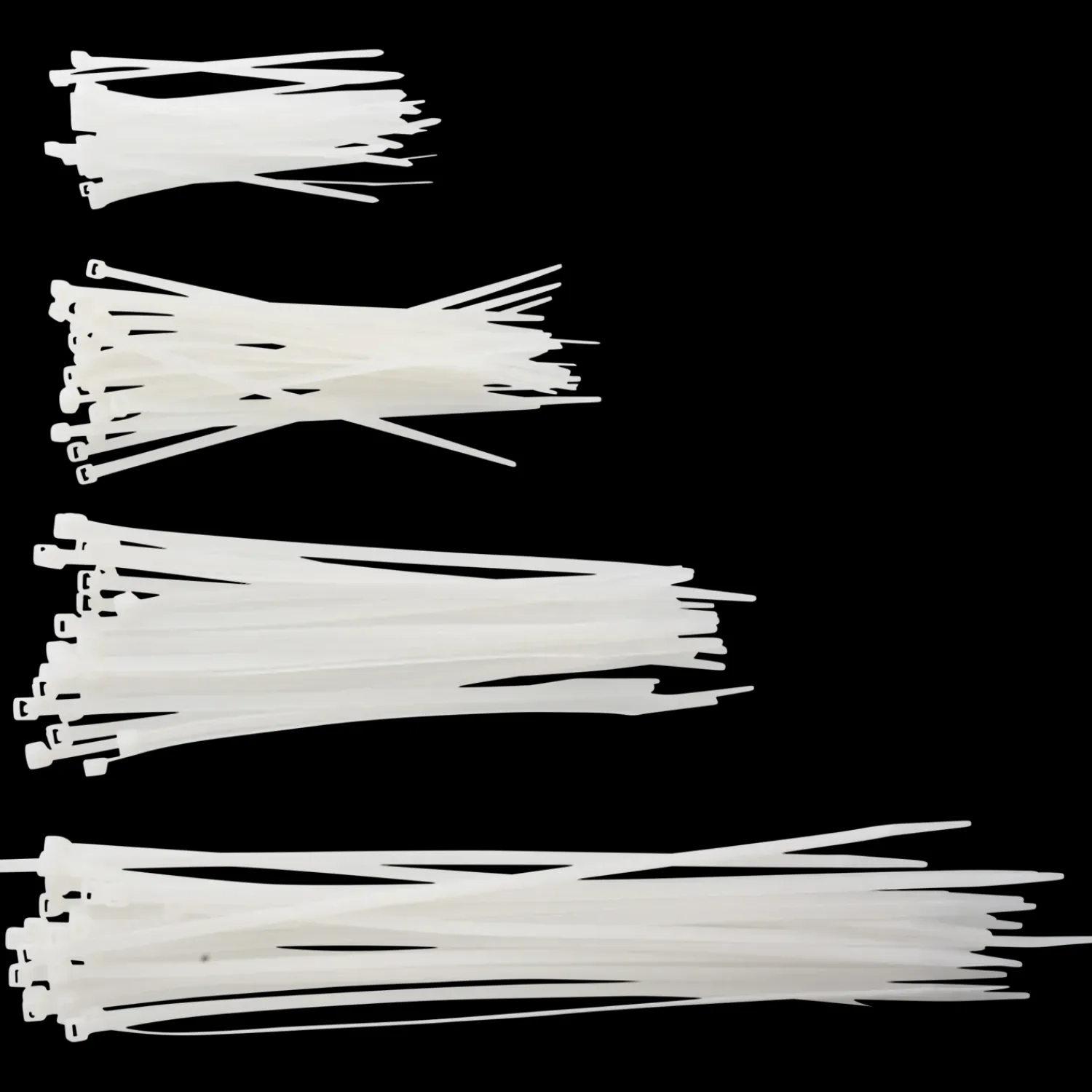 Online E-Line Ass. kabelstrips naturel 100 stk