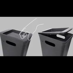 Affaldssortering|Tilbehør Til Kontor Og Værksted^Avedøre-waste låg sort 10 L