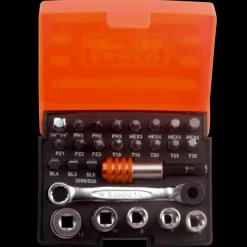 Sale Bahco mini top-/bitssæt, 26 dele