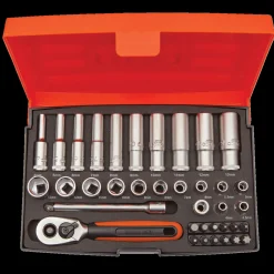 Bahco Værktøjsnøgler^SL25L topnøglesæt 1/4" - 37 dele